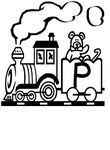 dessin enfant Alphabet Trains